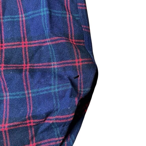 Vintage 80s Pendleton Virgin Wool Plaid Shirt 15.5 Medium - Picture 4 of 7